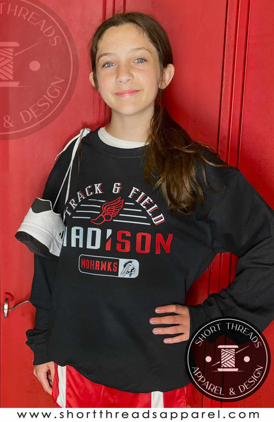 Madison "Track & Field" Crewneck Sweatshirt