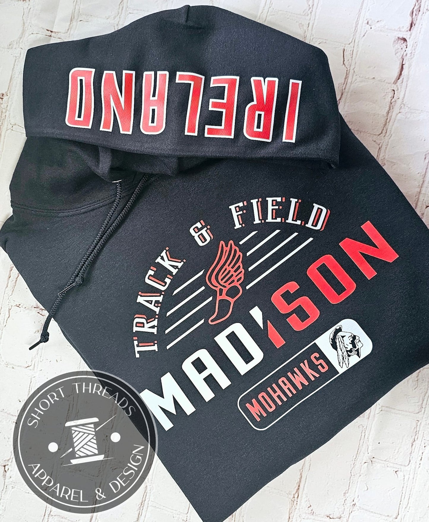 Madison "Track & Field" Hooded Sweatshirt