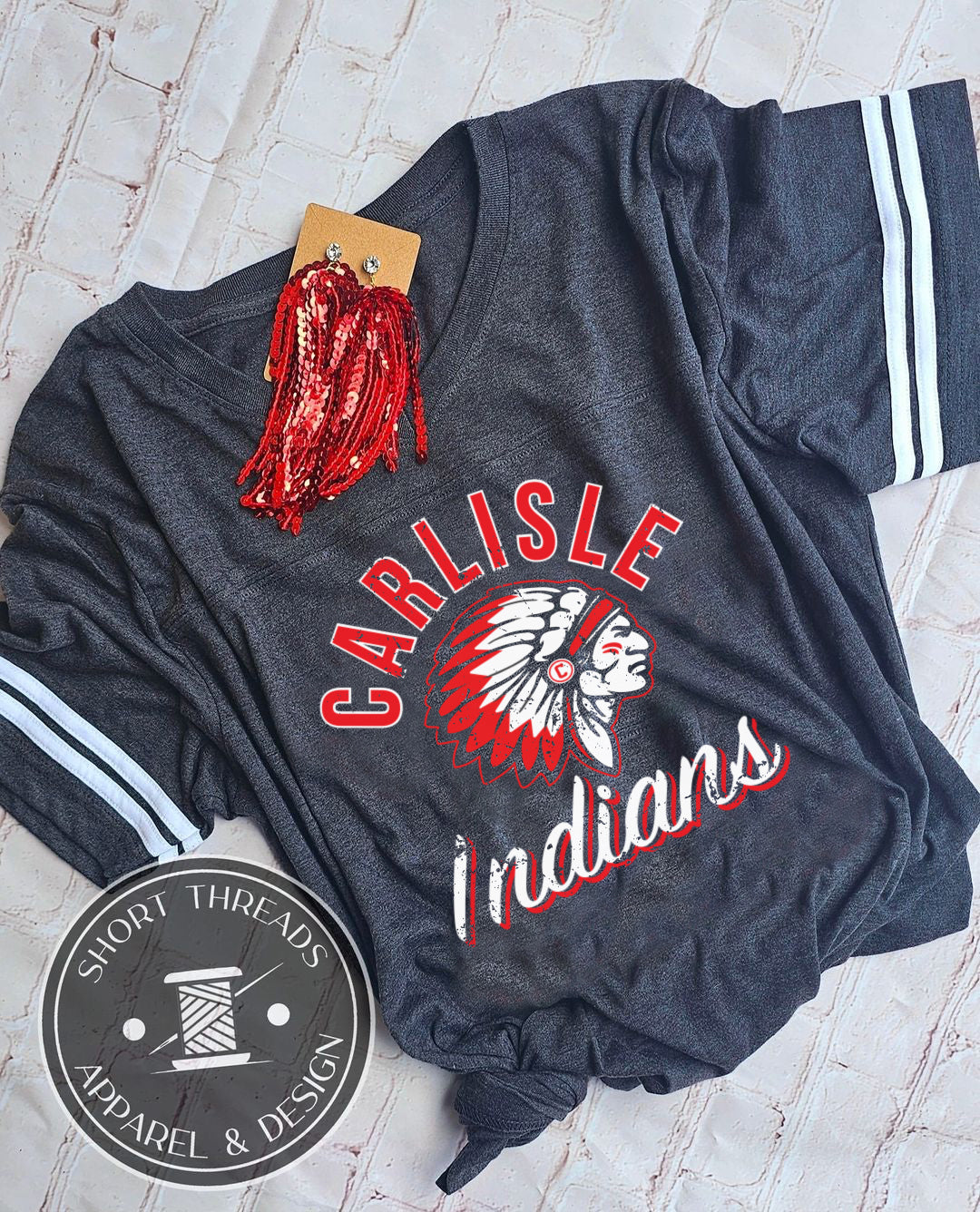 Carlisle Varsity Ringer Tee