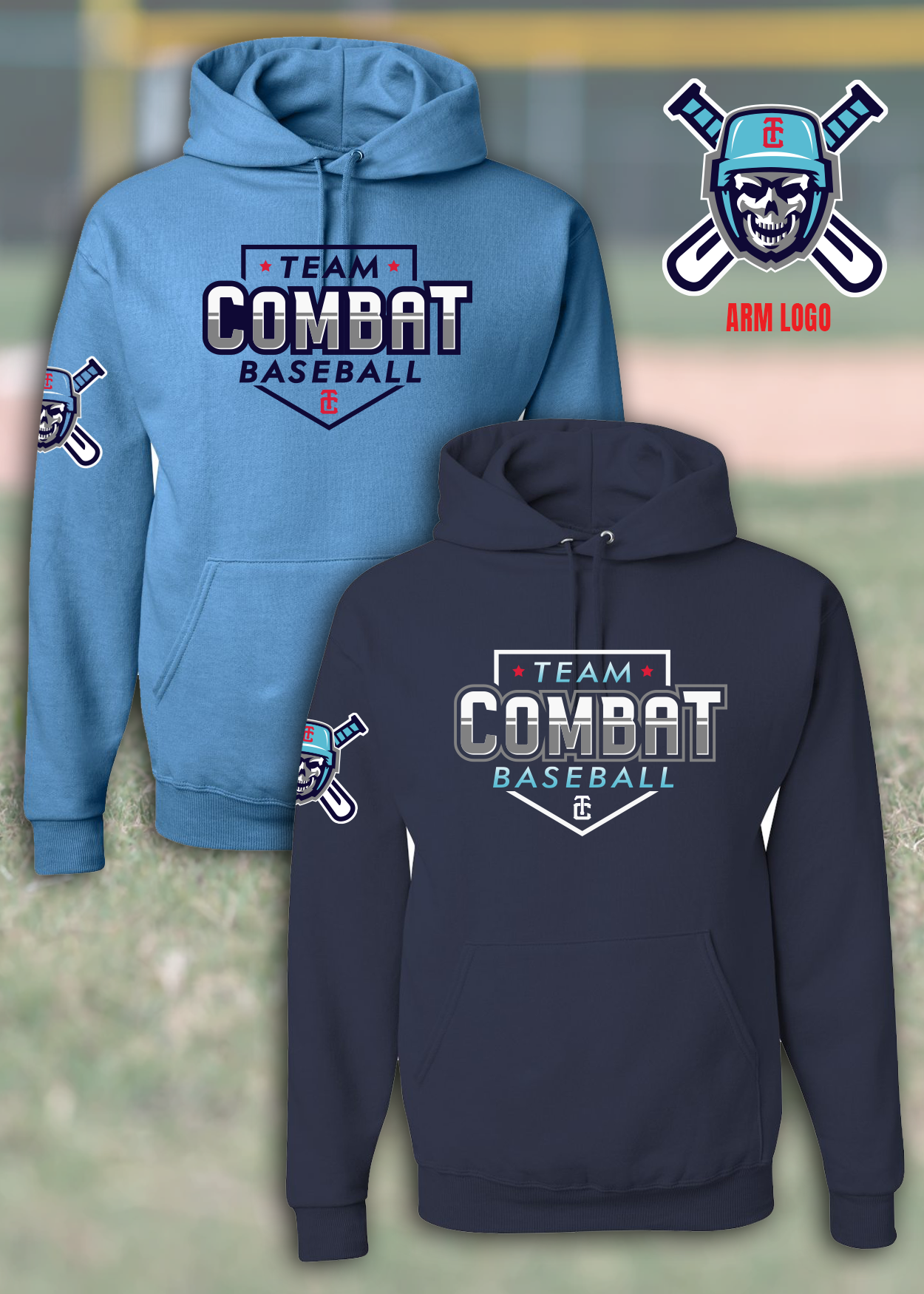 "Combat Icon" Hooded Sweatshirt