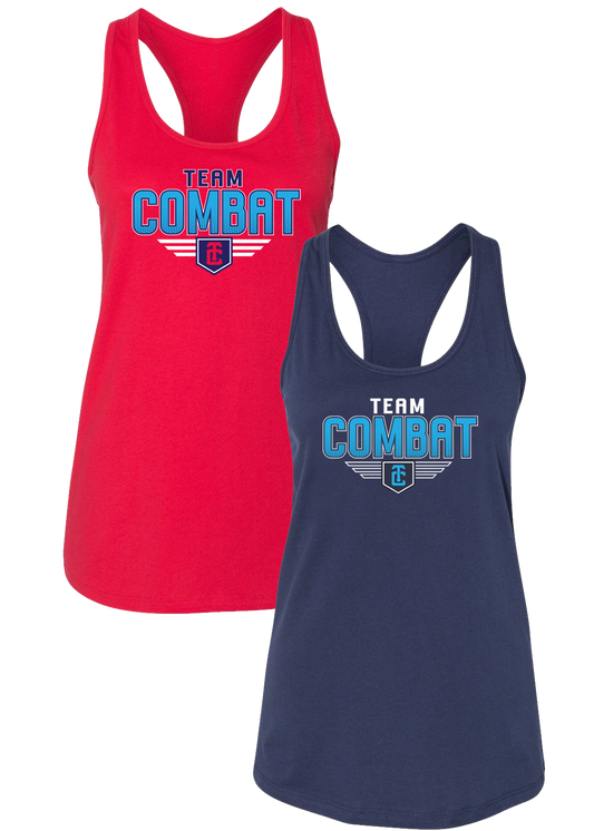 "Combat Wing Design Women's Racerback Tank Top