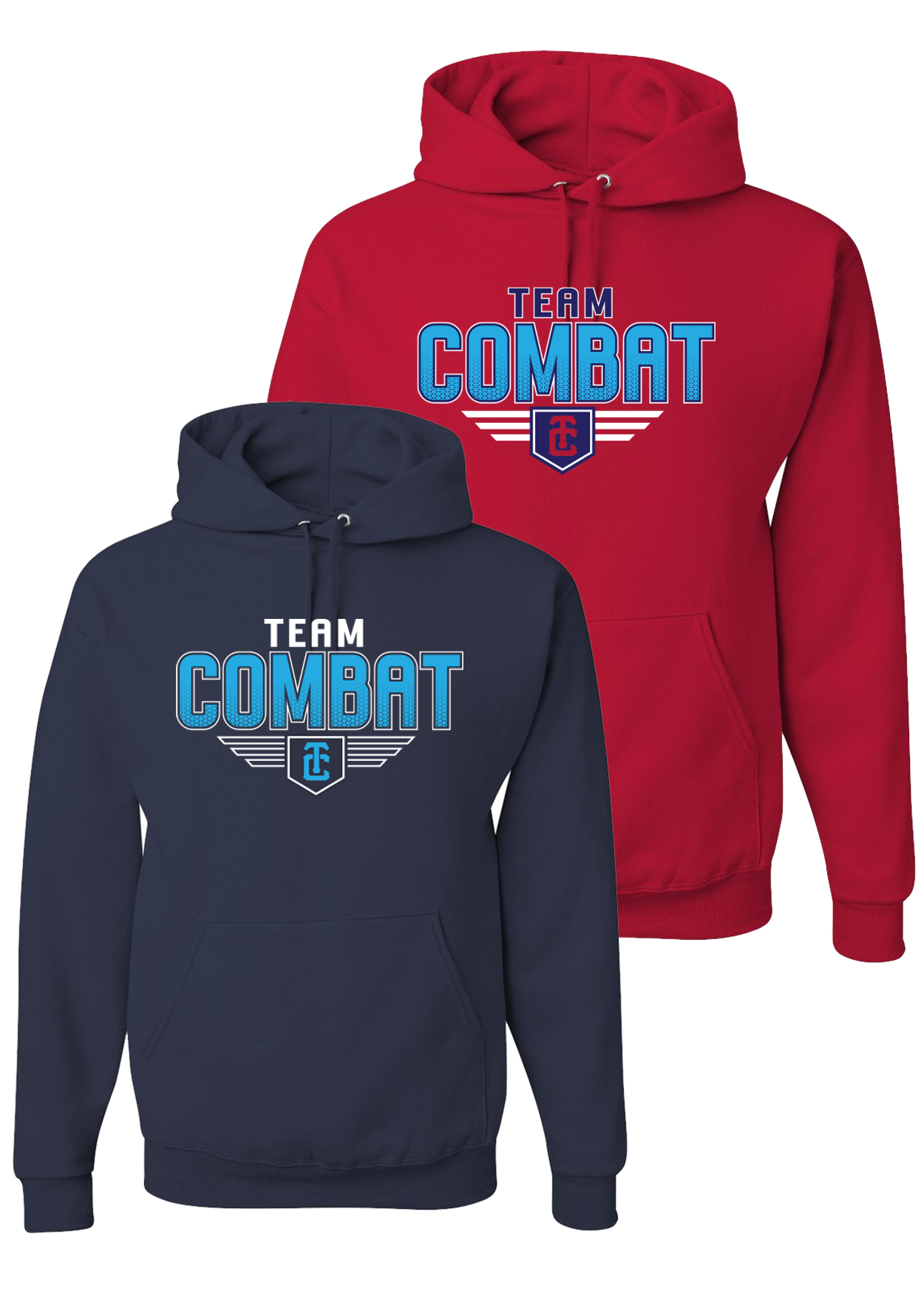 Adult/Youth "Combat Wing" Hooded Sweatshirt