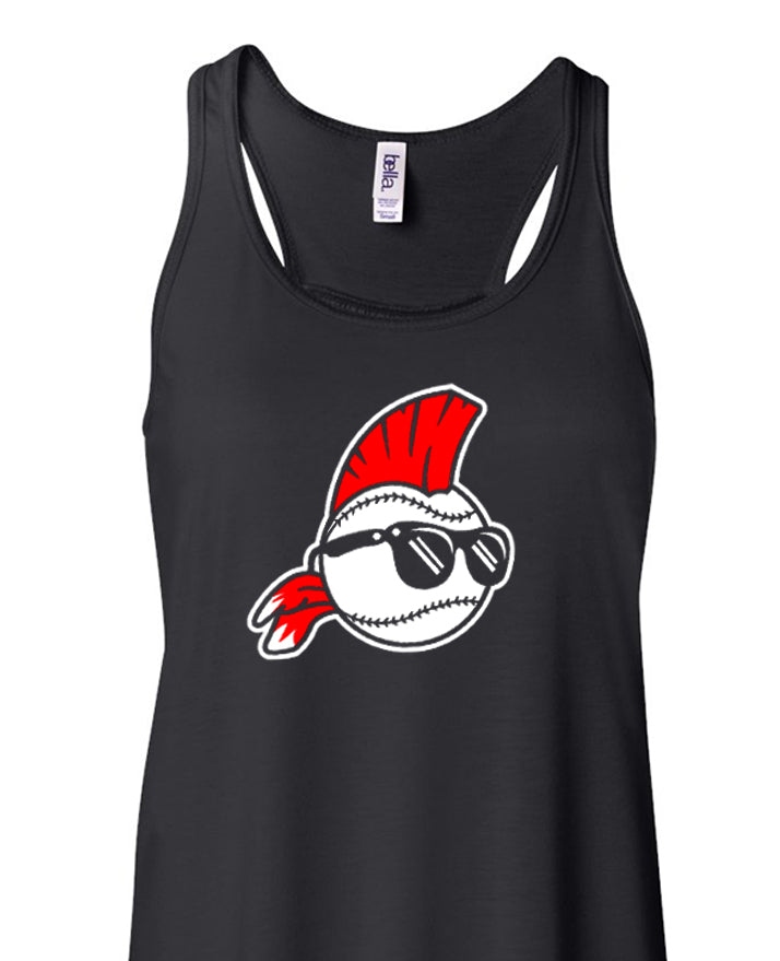 "Baseball Mascot" Women's Muscle Tank