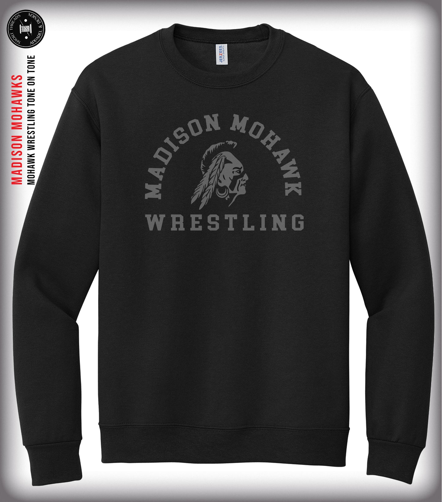 Mohawk Wrestling Tone on Tone Sweatshirt